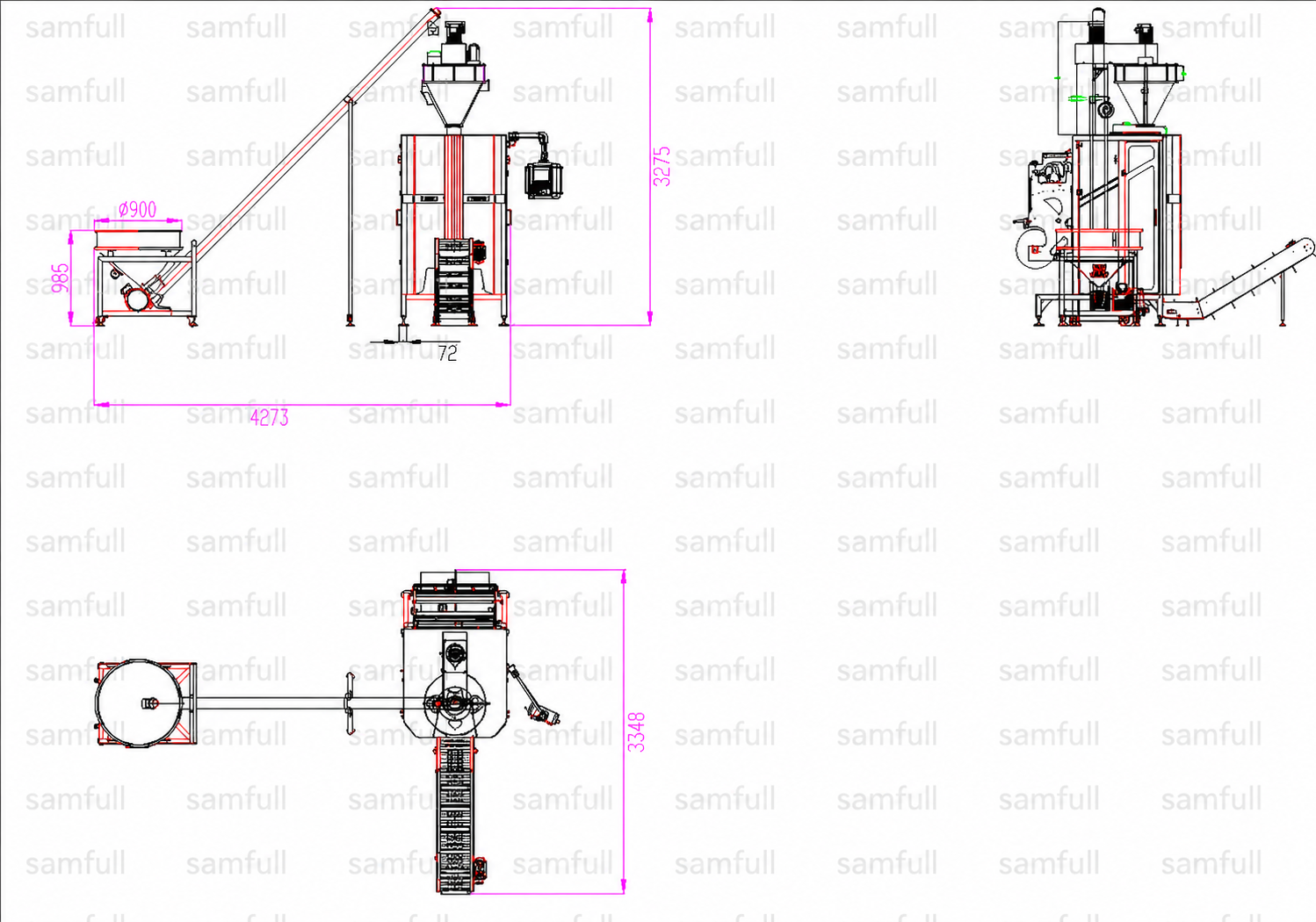 5kg Corn Flour Packaging Machine Case for Zimbabwe Customer | SF-3.0T Vertical Flour Packing Machine 5kg Corn Flour Packaging Machine Case for Zimbabwe Customer | SF-3.0T Vertical Flour Packing Machine