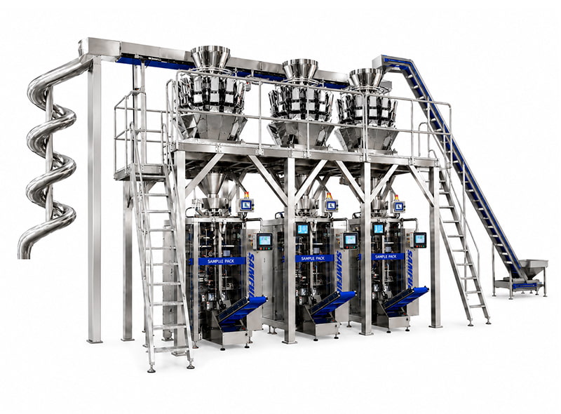 High Speed Popcorn VFFS Form Fill Seal Packing Machine High Speed Popcorn VFFS Form Fill Seal Packing Machine
