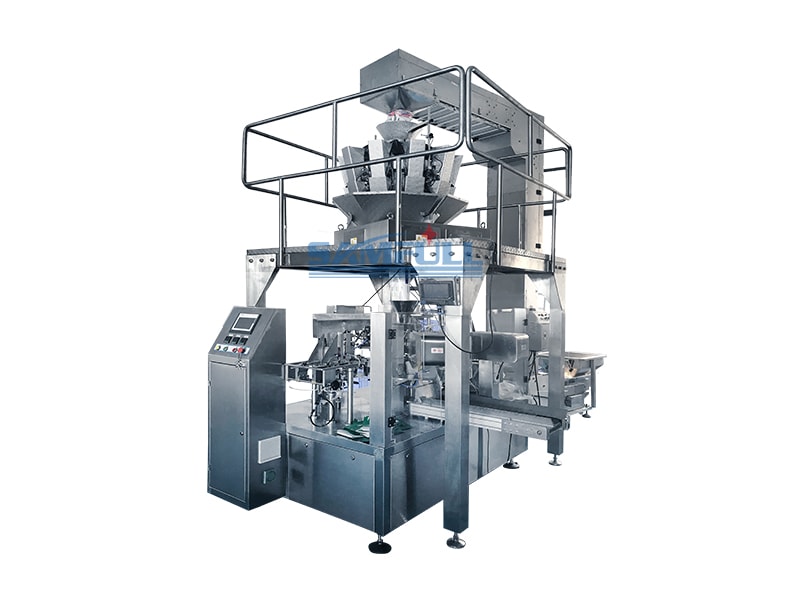 Automatic Granule Stand Up Pouch Doypack Filling Sealing Machine