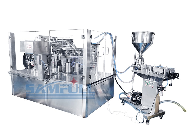 Automatic Rotary Liquid Pouch Doypack Machine