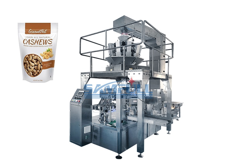 Automatic Nuts Stand Up Pouch Doypack Machine