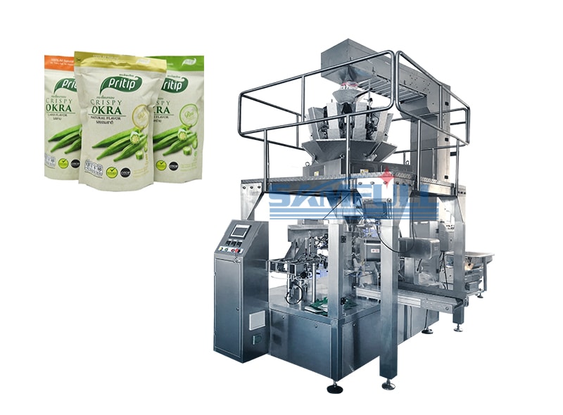 Automatic Vegetable Stand Up Pouch Doypack Machine for Sale