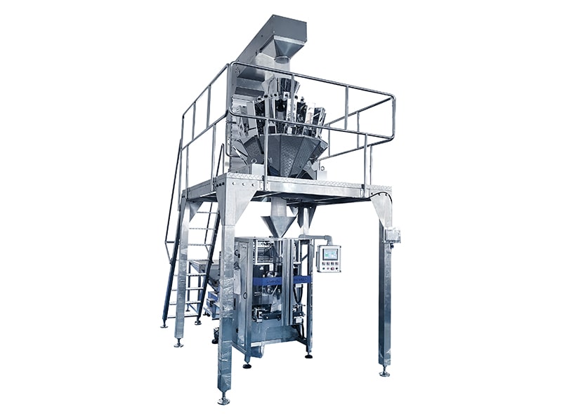 Multihead Weigher VFFS Packing Machine For Poultry/Meat