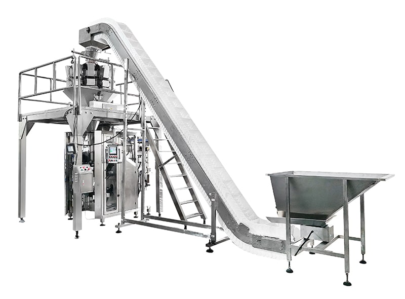 Granule VFFS Vertical Packing Machine Multihead Weigher