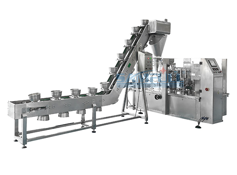 Granule And Liquid Mixture Packing Machine