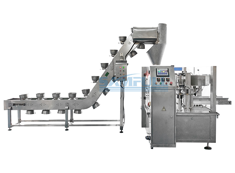 Granule And Liquid Mixture Packing Machine