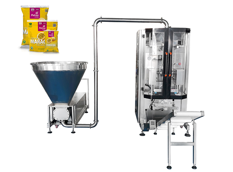 Automatic Passion Fruit Pulp ( With Seeds ) Filling And Packaging Machine VFFS