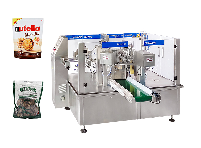 Biscuits Stand Up Pouch Doypack Machine