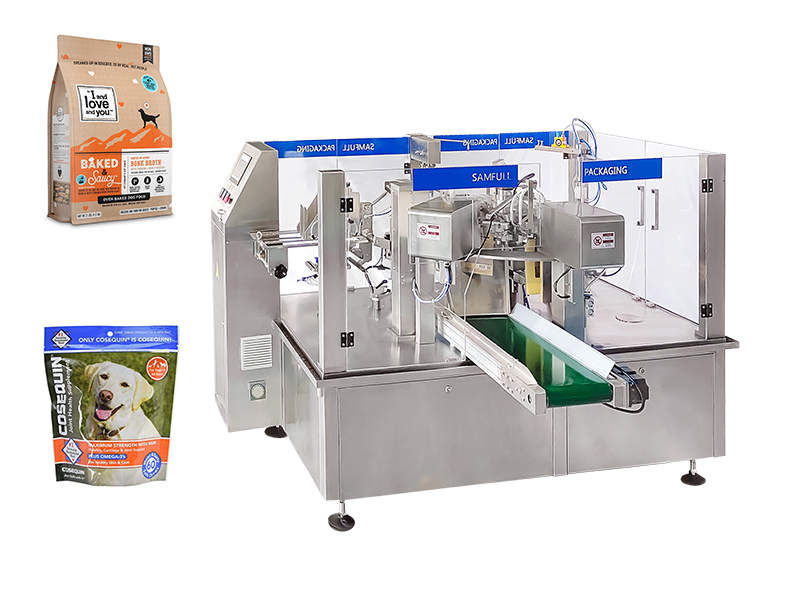Pet Foods Animal Feeds Premade Pouch Packaging Machine