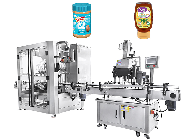 Liquid Jar Bottle Can Filling Capping Machine