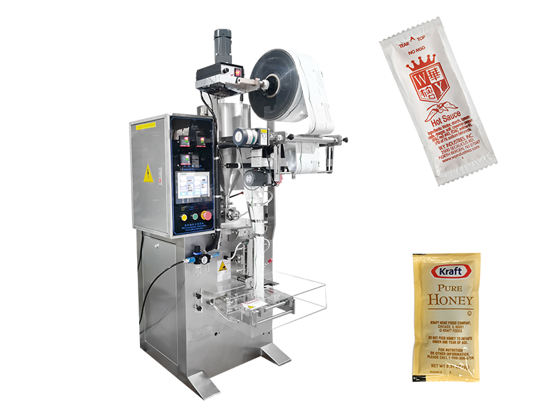 Single Lane Paste Sachet Small VFFS Packing Machine