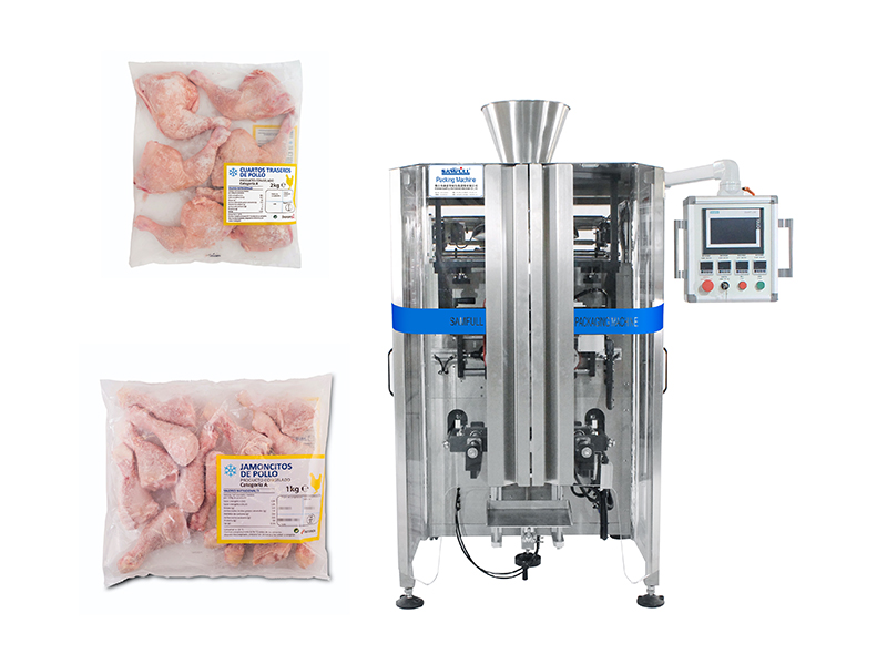 Samfull fully atuomatic frozen poultry chicken legs thighs drumsticks 1kg 2kg 5kg 10kg package packaging machine
