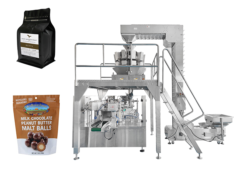 Granule Doypack Weigh Fill And Seal Machine