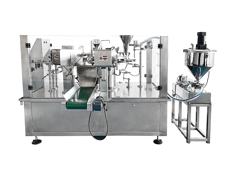 Premade Pouch Filling & Sealing Machine For Pharma