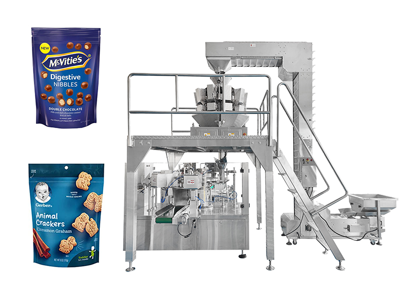 Biscuits Stand Up Pouch Doypack Machine