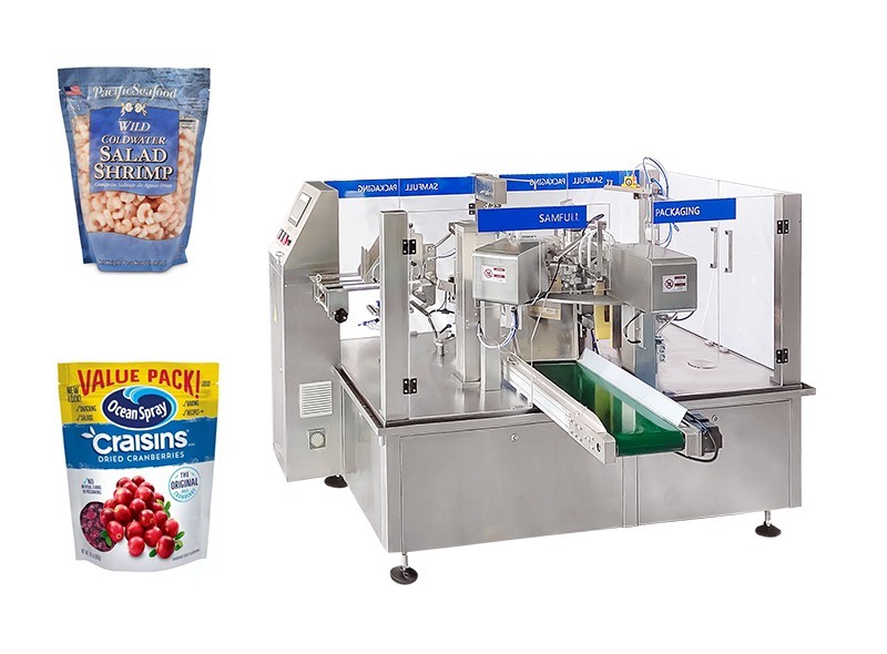 Frozen Food Premade Pouch Filling Sealing Machine