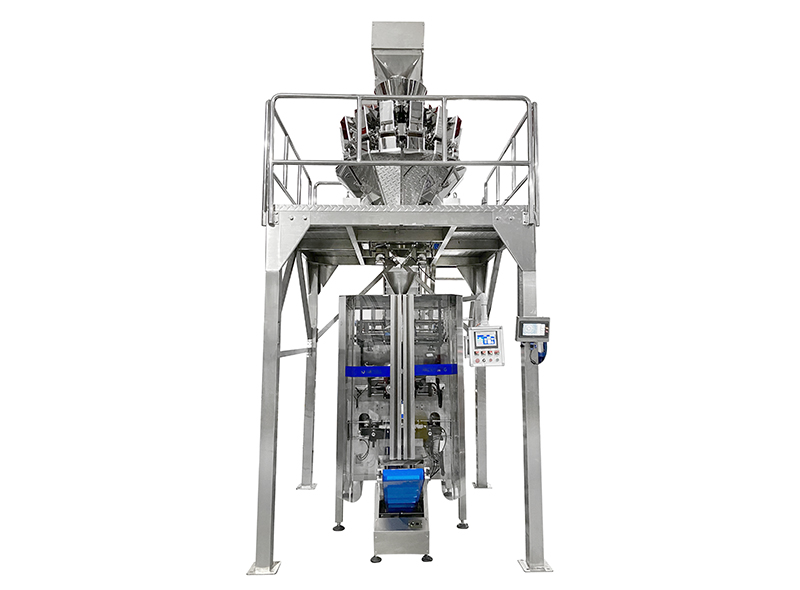 Multihead Weigher With VFFS Vertical Form Fill Seal Packing Machine