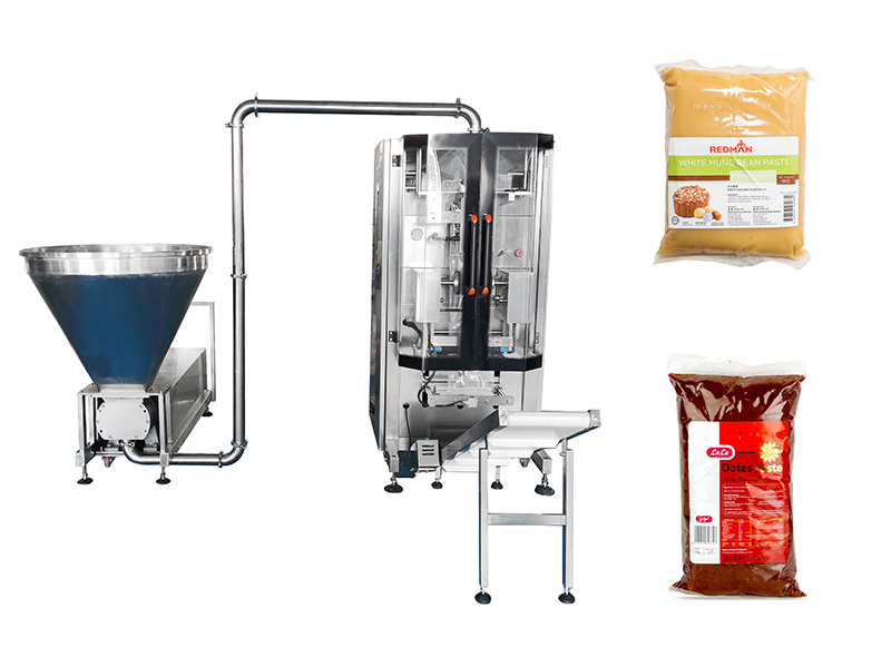 Automatic Date Paste Pouch Filling Packing Machine