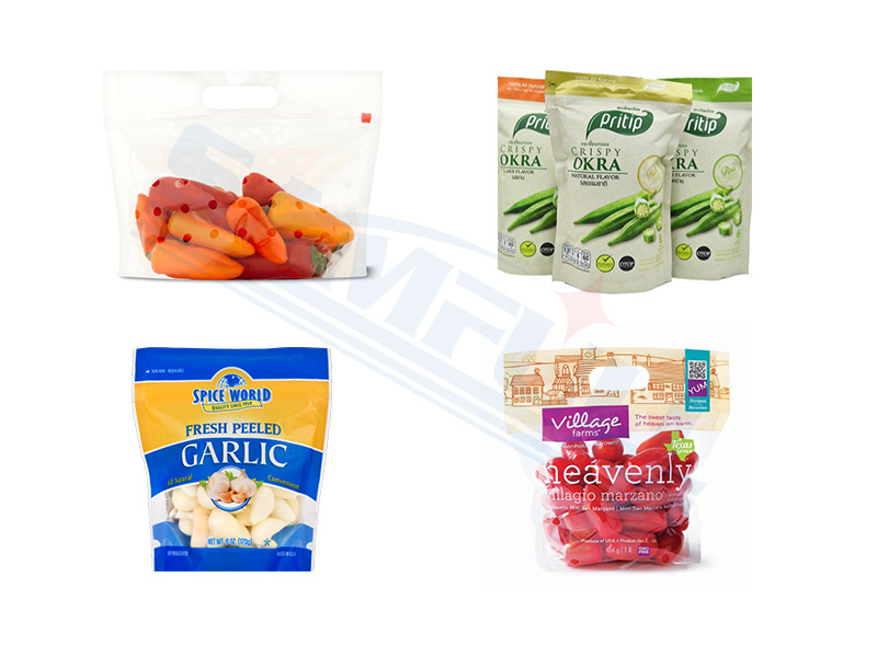 Rotary Type Premade Pouch Filling Sealing Machine For Vegetable