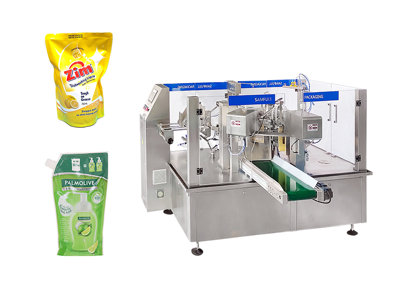 Detergent Liquid Doypack Filing Machine