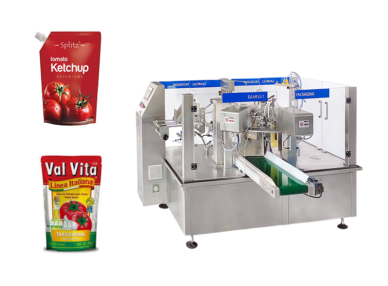 Ketchup Doypack Filling Sealing Machine