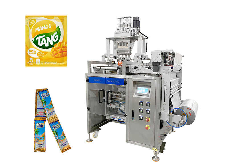 Powder Four Sides Sealing Sachet Multilane Packing Machine