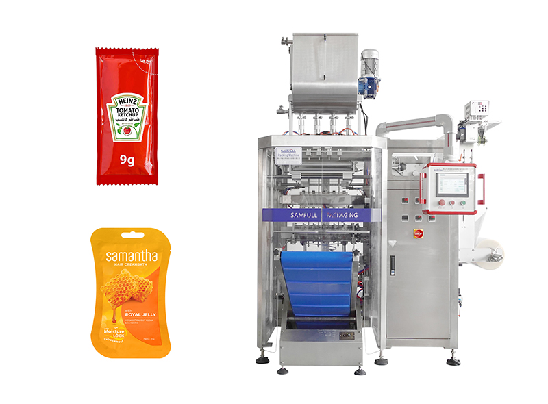 Liquid Four Sides Sealing Sachet High Production Packing Machine
