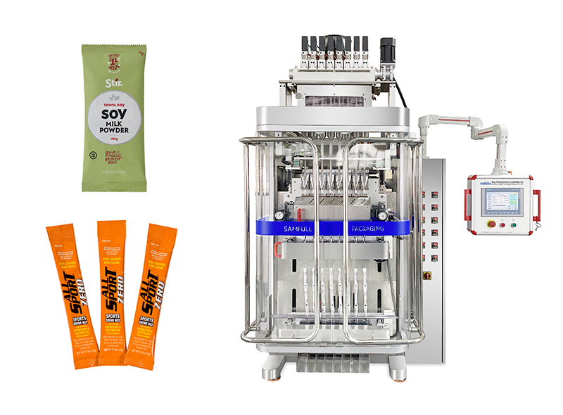 High Production Powder Stick Pack Multilane Packing Machine