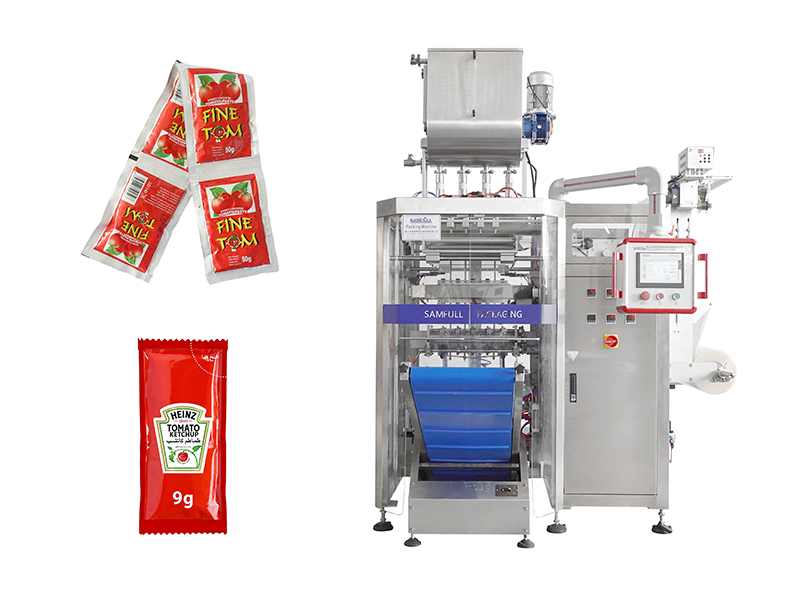 High Production Multi-lane Ketchup Sachet Packing Machine