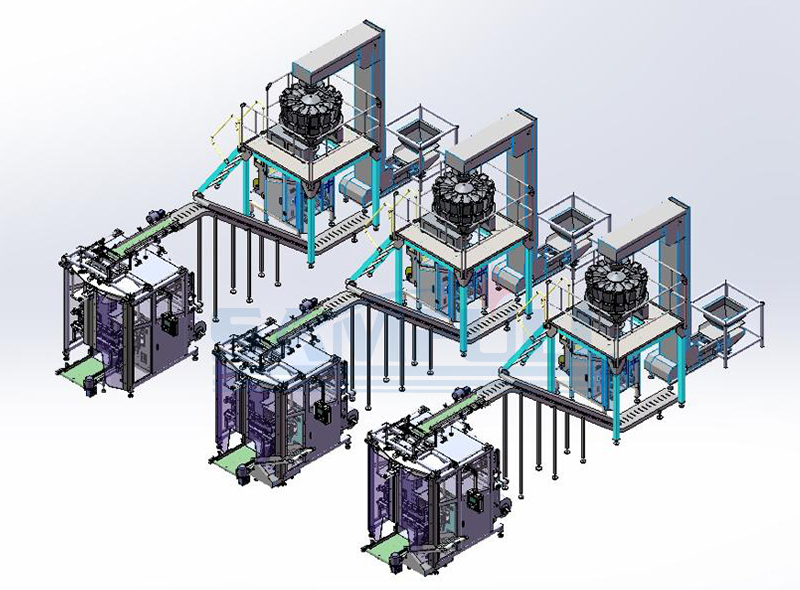 Pasta Bag-in-Bag Counting Repacking Machine