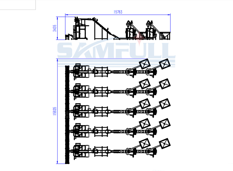 Salt Bag-in-Bag Counting Repacking Machine