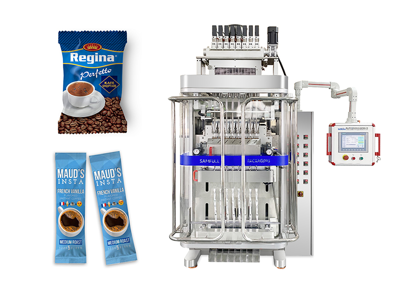 آلة تعبئة أصابع القهوة متعددة المسارات