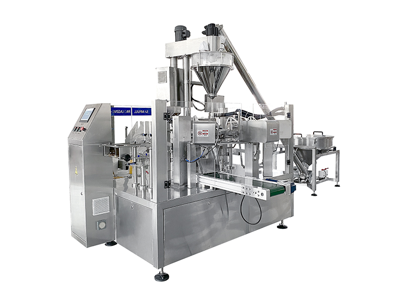 Automatic sport powdered drink premade pouch filling machine