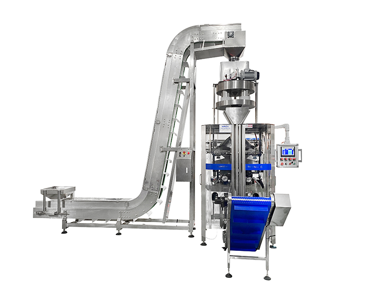 VFFS Vertical Form Fill Seal Packing Machine For Ice Cube & Tube
