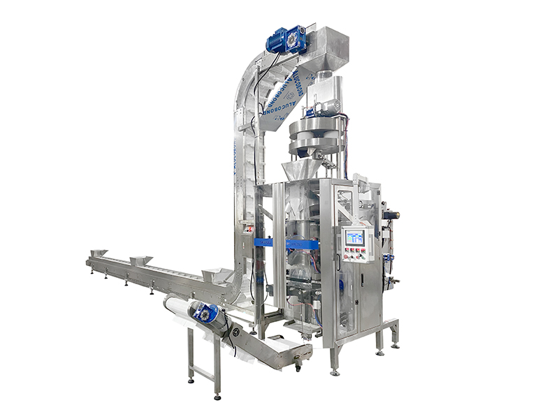 VFFS Vertical Form Fill Seal Packing Machine For Ice Cube & Tube