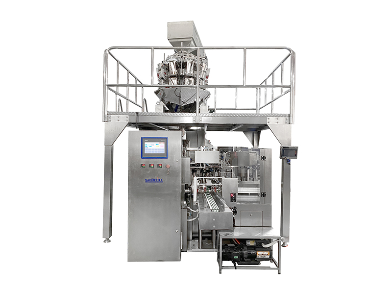 Flat Bottom Gusset Pouch Filling Sealing Machine