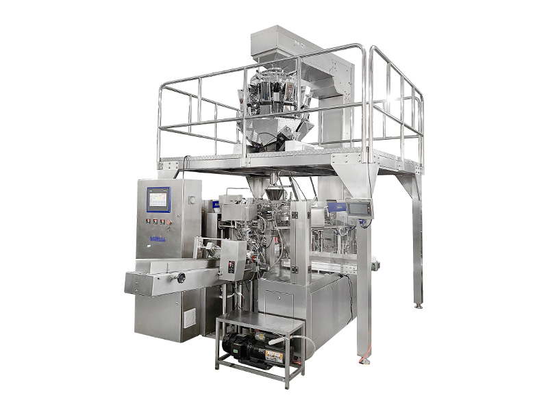 Flat Bottom Gusset Pouch Filling Sealing Machine