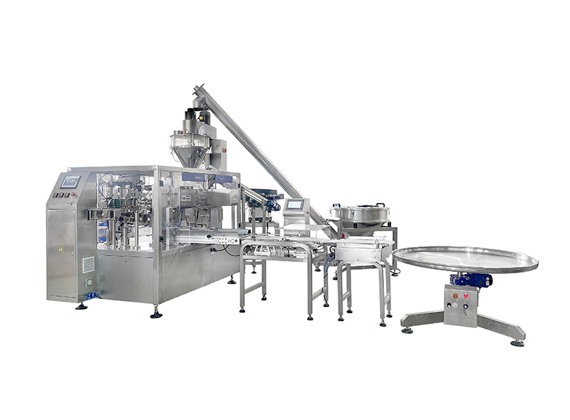 Flat Bottom Gusset Pouch Filling Sealing Machine