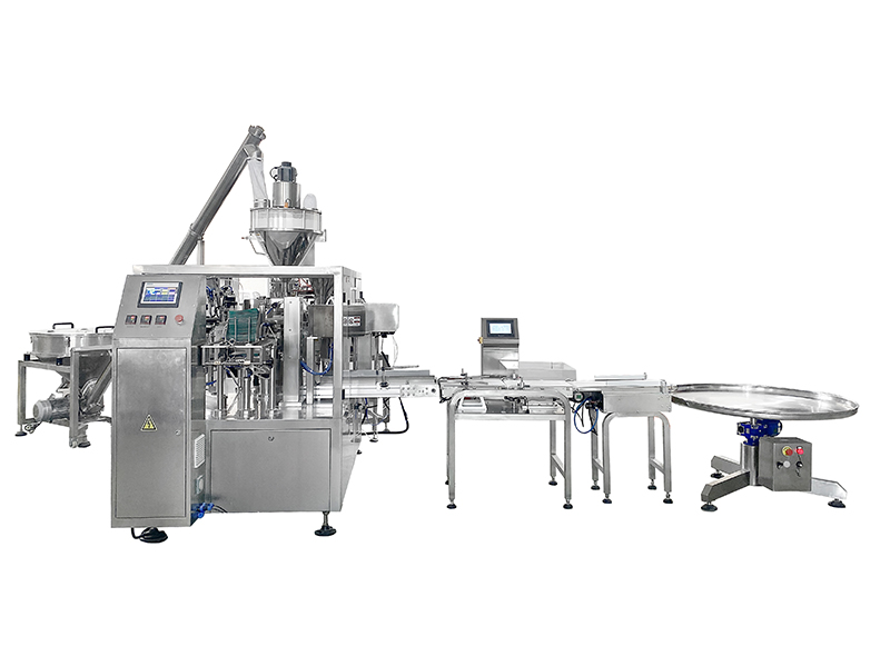 Flat Bottom Gusset Pouch Filling Sealing Machine