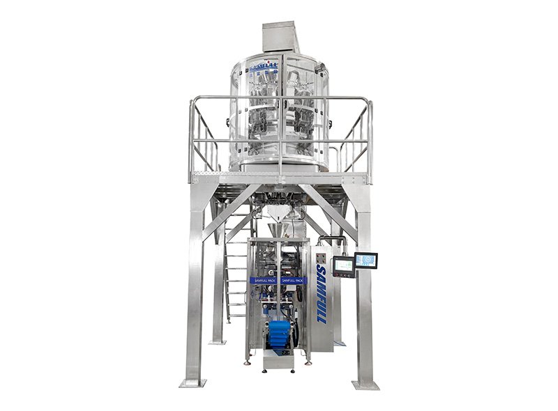 Continuous VFFS Machine For Biscuits Crackers