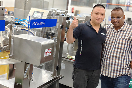 KSA Riyadh Customer Case – Rice Mix Sauce Doypack Machine
