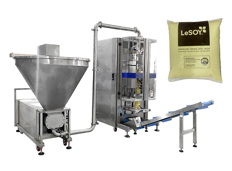 Automatic 95°C Fresh Soy Milk 1kg 2kg 5kg Pouch Packing Machine