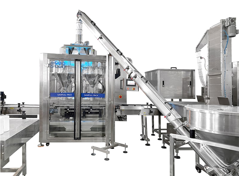 Pharma Powder & Granule Bottle Filling Machine