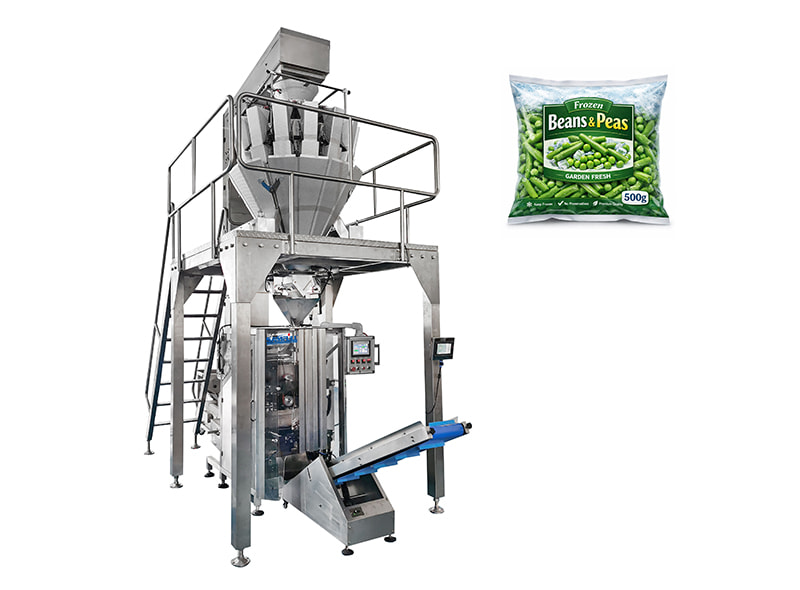 Frozen Beans and Peas Packaging Machine | VFFS Multihead Weigher Solution