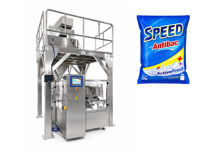 Philippine 1kg Laundry Powder Premade Four-Side Seal Bag Packing Machine