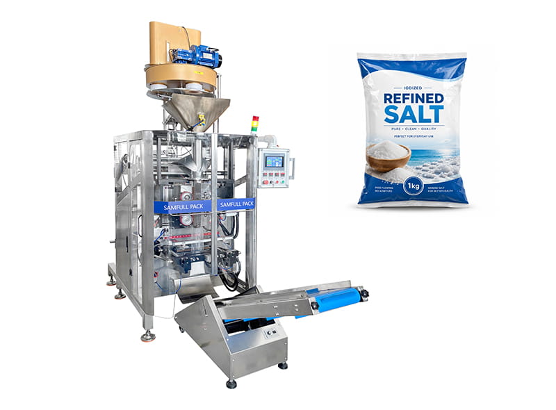 1kg Salt Packaging Machine Case in Tunisia – Anti-Corrosion Design with Measuring Cup Dosing and PE Film 1kg Salt Packaging Machine Case in Tunisia – Anti-Corrosion Design with Measuring Cup Dosing and PE Film