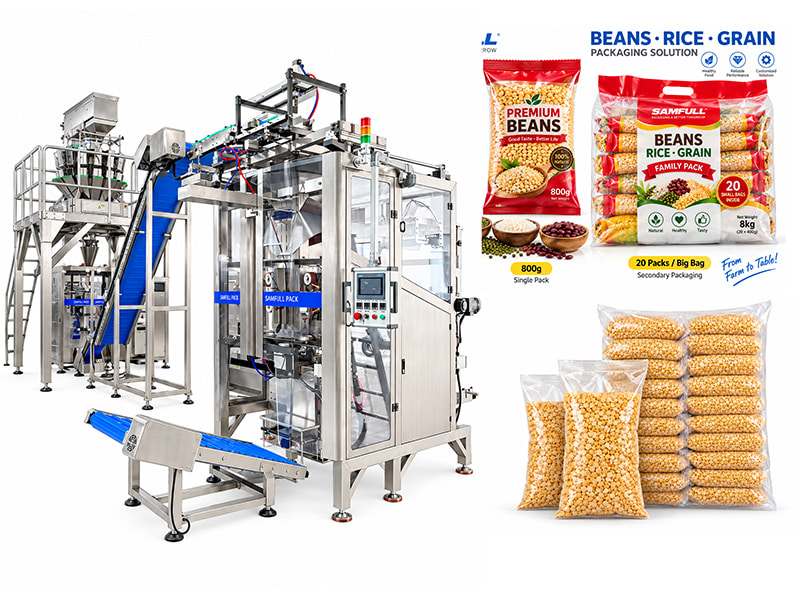 Granule Bag-in-Bag Counting Repacking Machine